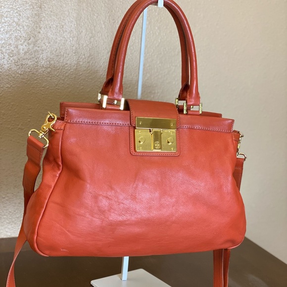 TORY BURCH Salmon Leather Tote - Picture 2 of 15